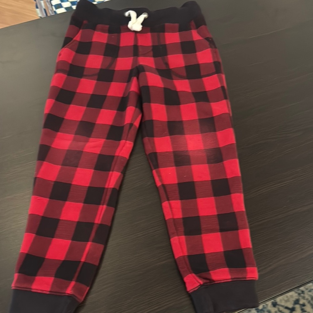 Cherokee Red and Black Plaid Pajama Bottoms